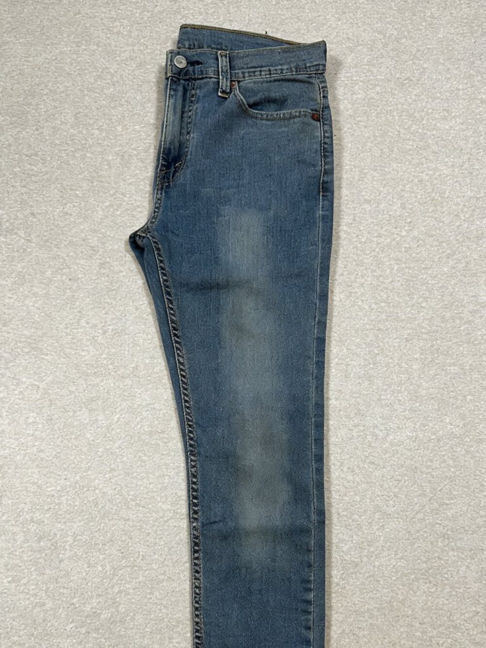 Levis 510 Men's Size 30Wx32L* Skinny Slim Stretch Denim Jeans Medium Wash Faded - Picture 3 of 4